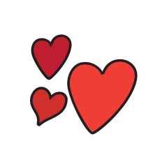 Caring Matters Hearts Icon