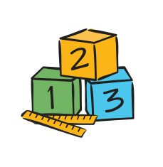 Math Counts Numbers Icon